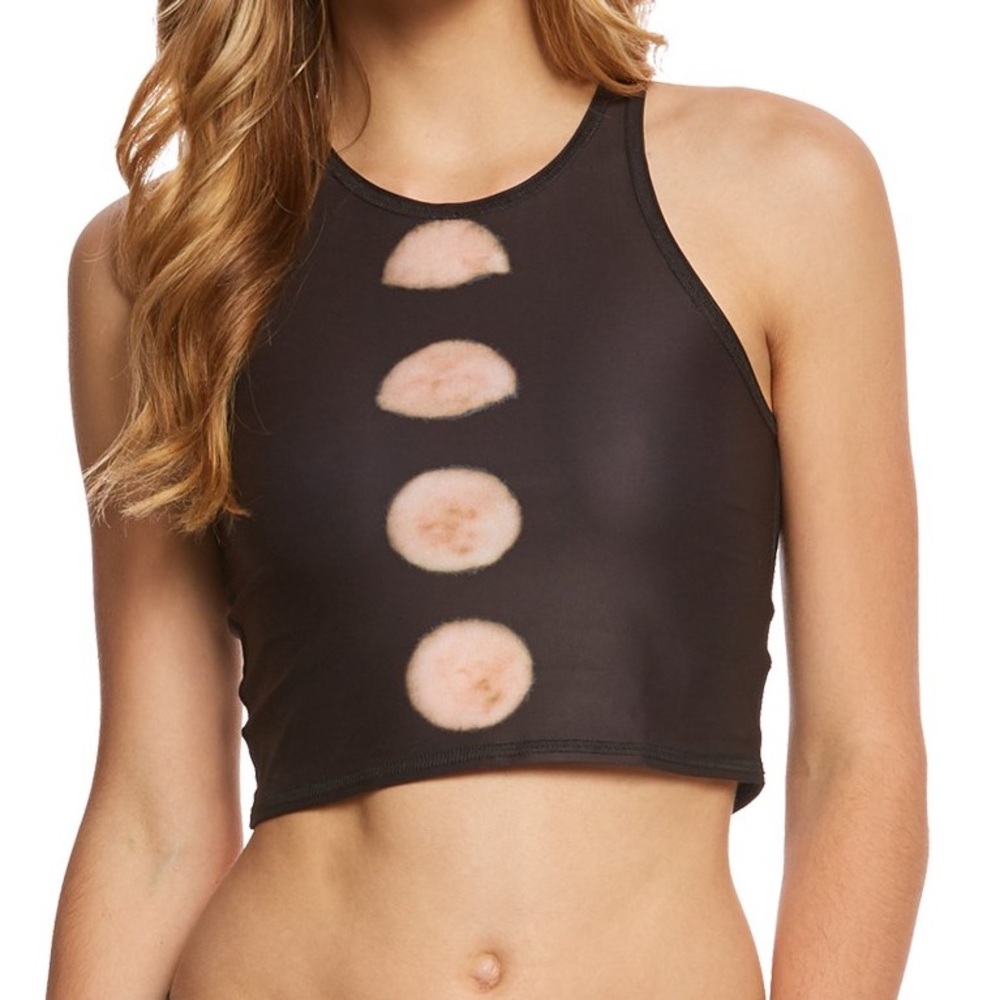 Teeki Yoga Crop Top PINK MOON